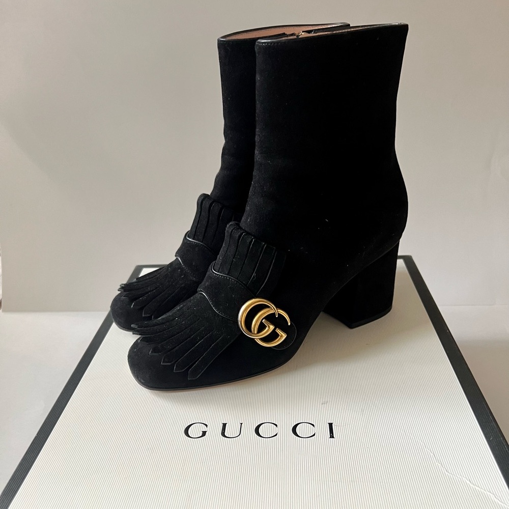 Gucci Ladies Suede Boots